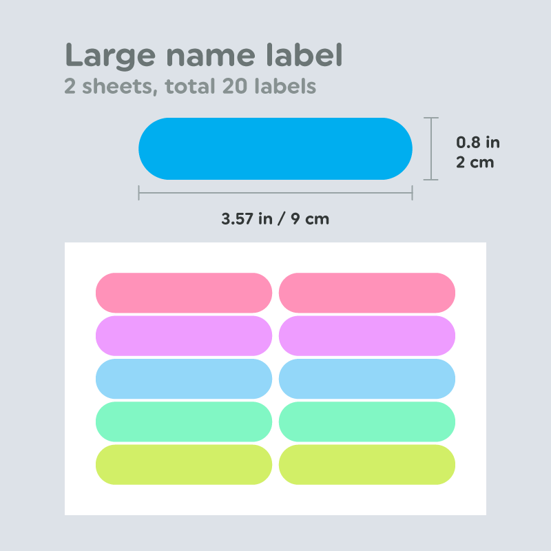 Large label